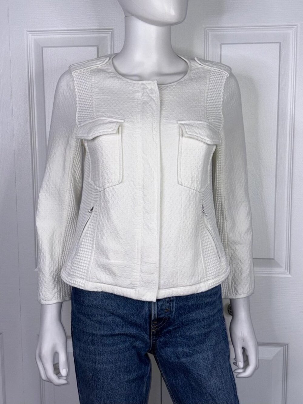 SANCTUARY women's 3/4 sleeve summer jacket small